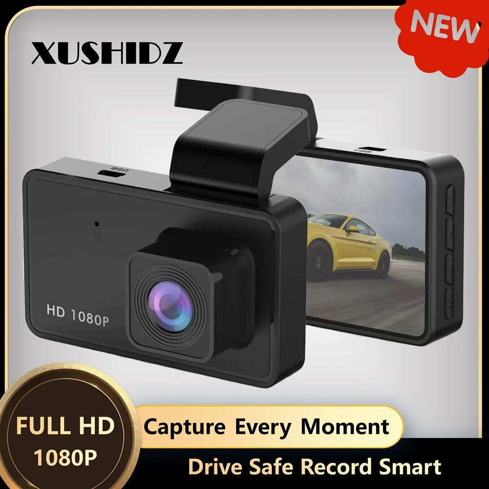 EasyCar™ XUSHIDZ Q10 1080P NEW Dash Cam Night Vision Car DVR Vehicle Recorder Car Camera G-sensor HDR DVR Loop Recording Dashcam