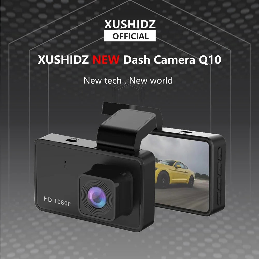 EasyCar™ XUSHIDZ Q10 1080P NEW Dash Cam Night Vision Car DVR Vehicle Recorder Car Camera G-sensor HDR DVR Loop Recording Dashcam
