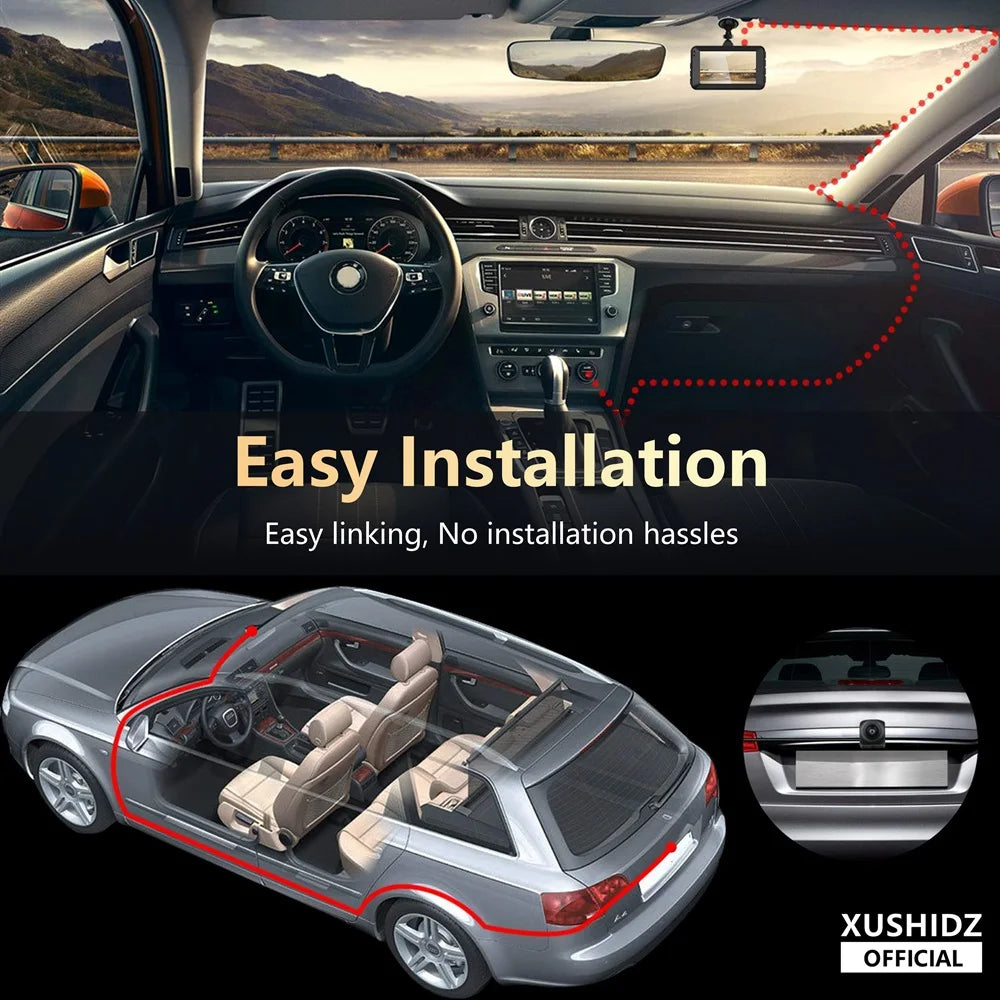 EasyCar™ XUSHIDZ Q10 1080P NEW Dash Cam Night Vision Car DVR Vehicle Recorder Car Camera G-sensor HDR DVR Loop Recording Dashcam